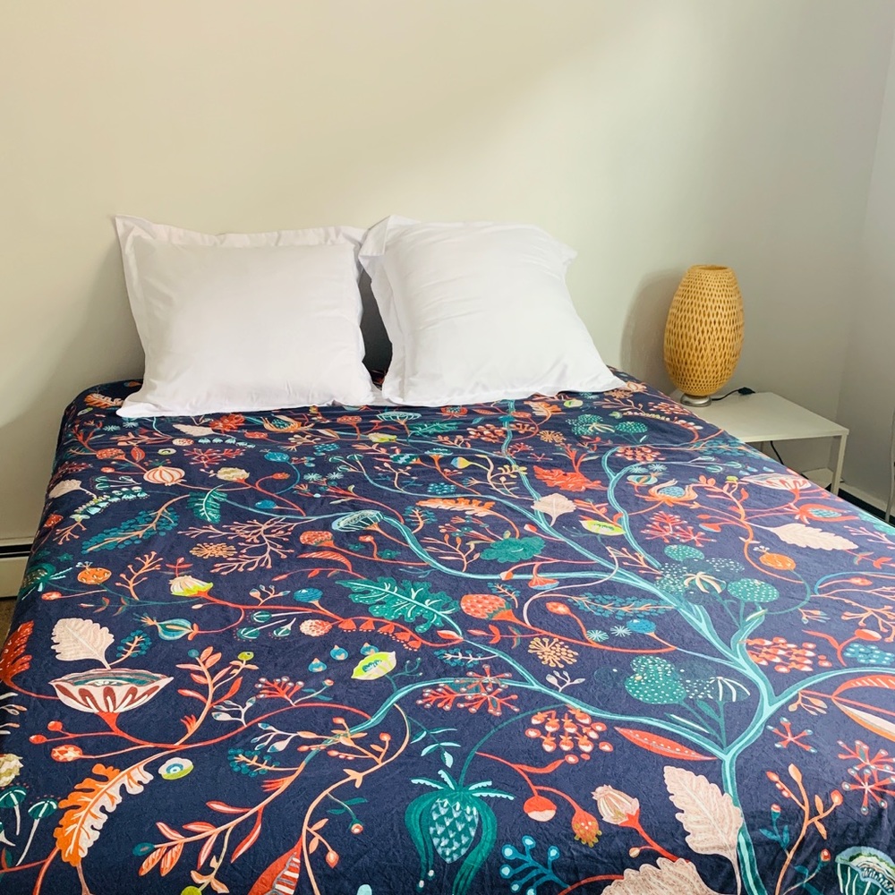 Anthropologie Boho Print Duvet - Queen